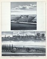 A.M. Van Derslice - Catalpa Stock Farm, John Gibson - Residence, Nebraska State Atlas 1885